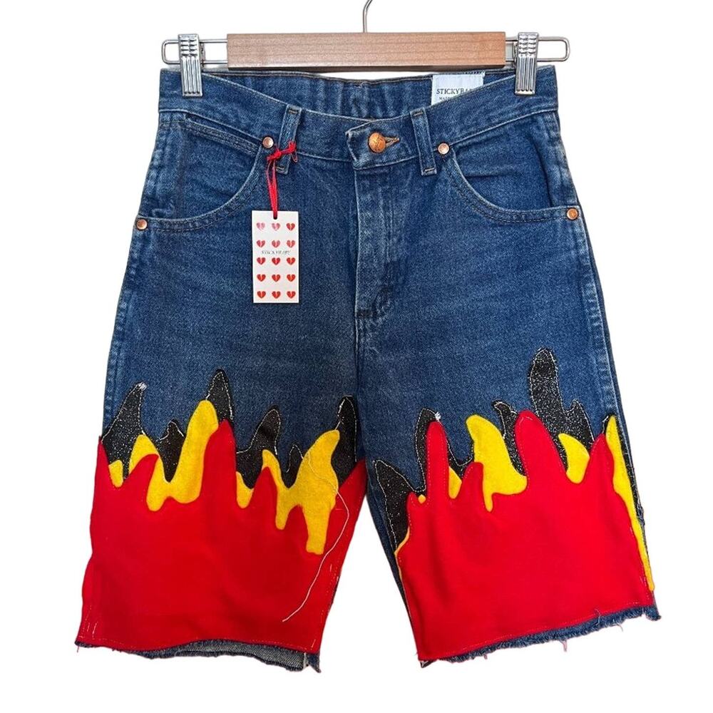 $11SALE!!! Stickybaby stickybabynyc MORNING SKY SHORT Size S